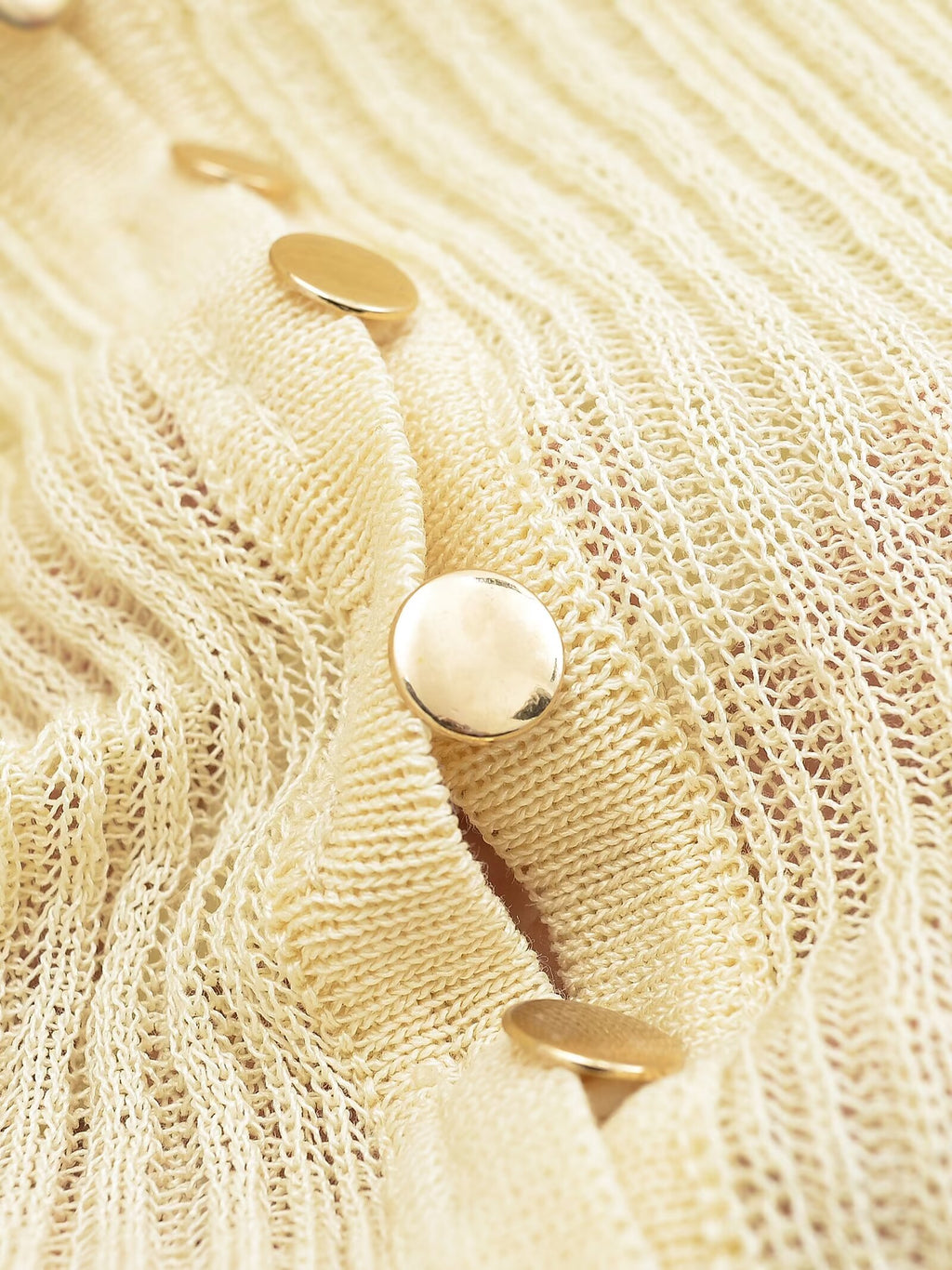 Women's V-Neck Long Sleeve Knit Cardigan