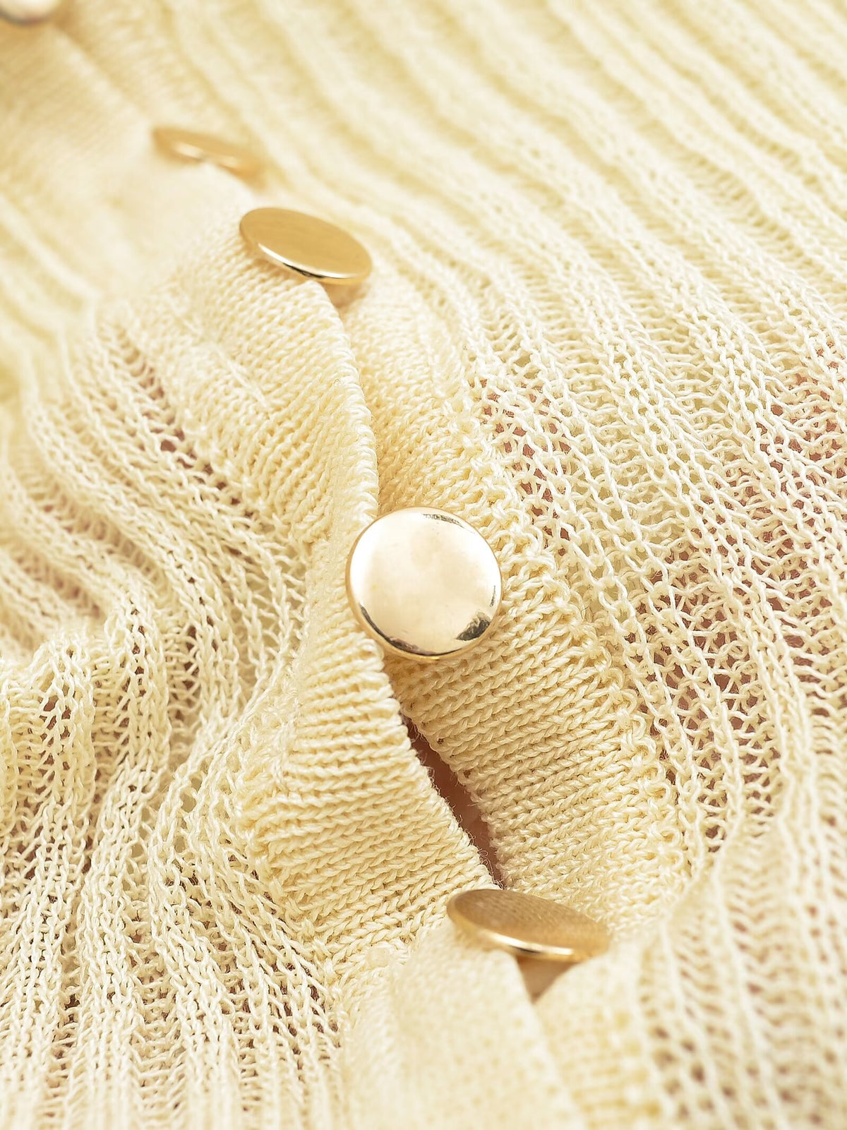 Women's V-Neck Long Sleeve Knit Cardigan