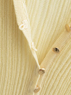 Women's V-Neck Long Sleeve Knit Cardigan