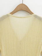 Women's V-Neck Long Sleeve Knit Cardigan