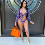 Mesh Leopard Bikini Swimwear