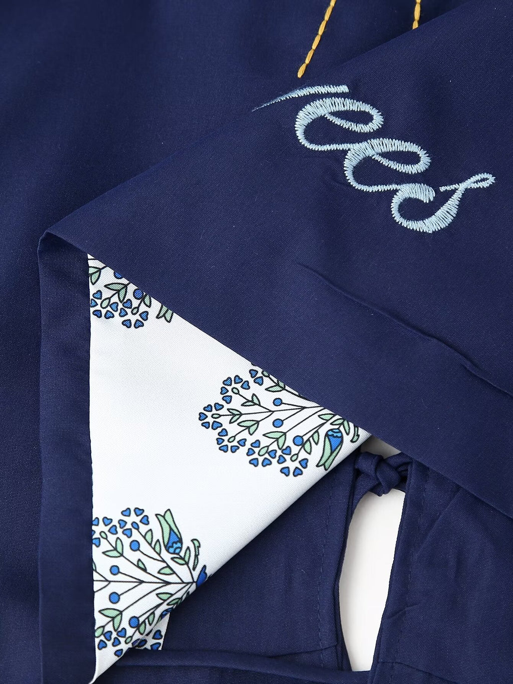Women's Spring Autumn Women Clothing Round Neck Tied Embroidered Loose All Matching Long Sleeve Coat Top