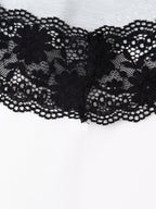 Lace-Panel Ombre Slip Dress