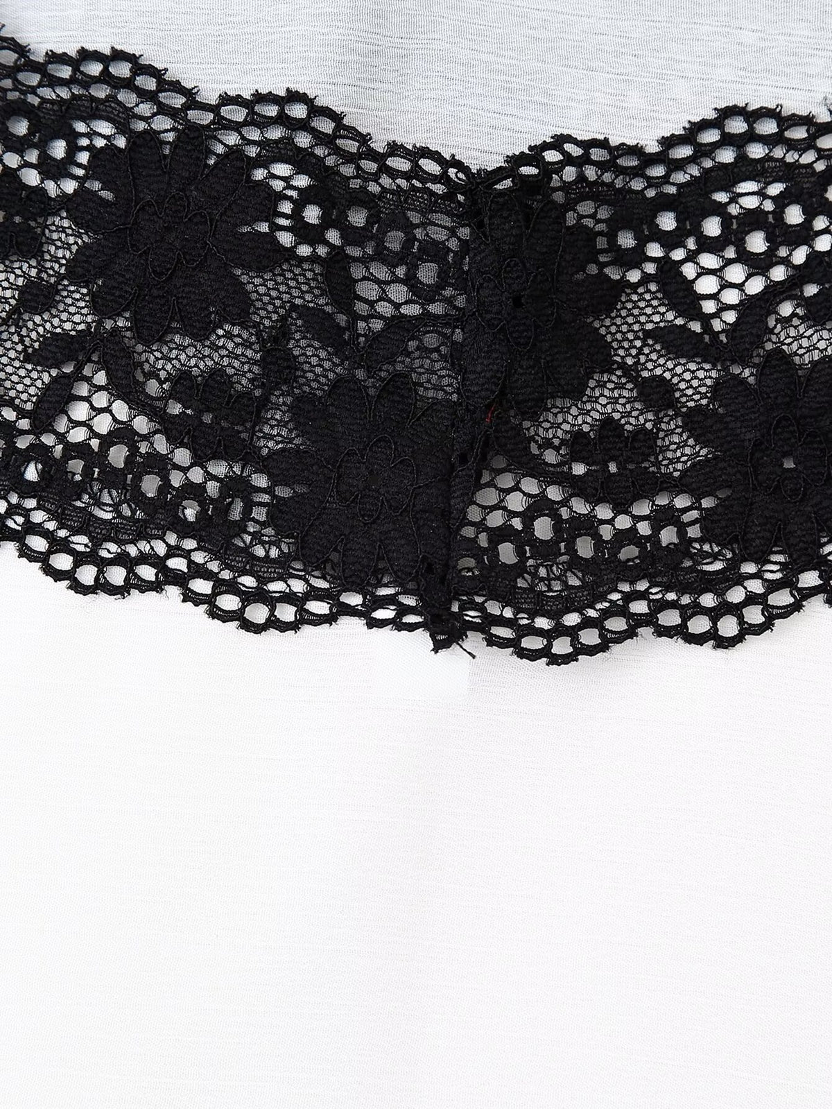 Lace-Panel Ombre Slip Dress