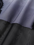 Lace-Panel Ombre Slip Dress