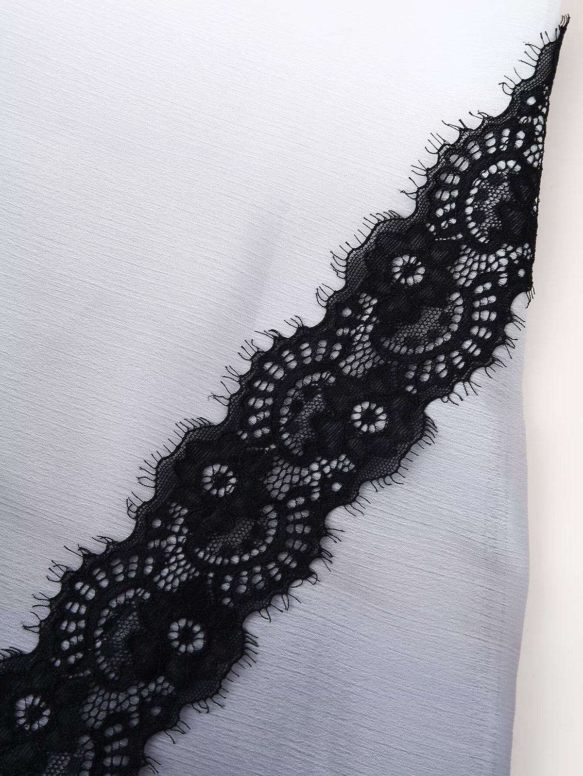 Lace-Panel Ombre Slip Dress