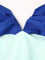 Women's V-Neck Ombre Cutout Sleeveless Dress