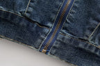 Retro Halter Backless Slim Fit Denim Vest Top