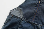 Retro Halter Backless Slim Fit Denim Vest Top