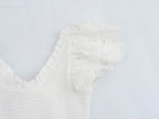 Women's Lace Flutter Sleeve Embroidered A-Line Midi Dress
