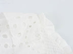 Women's Lace Flutter Sleeve Embroidered A-Line Midi Dress