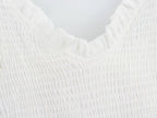 Women's Lace Flutter Sleeve Embroidered A-Line Midi Dress