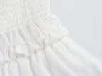 Women's Lace Flutter Sleeve Embroidered A-Line Midi Dress