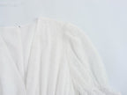 Women's Tulle Waist-Fitted Short Sleeve Dress