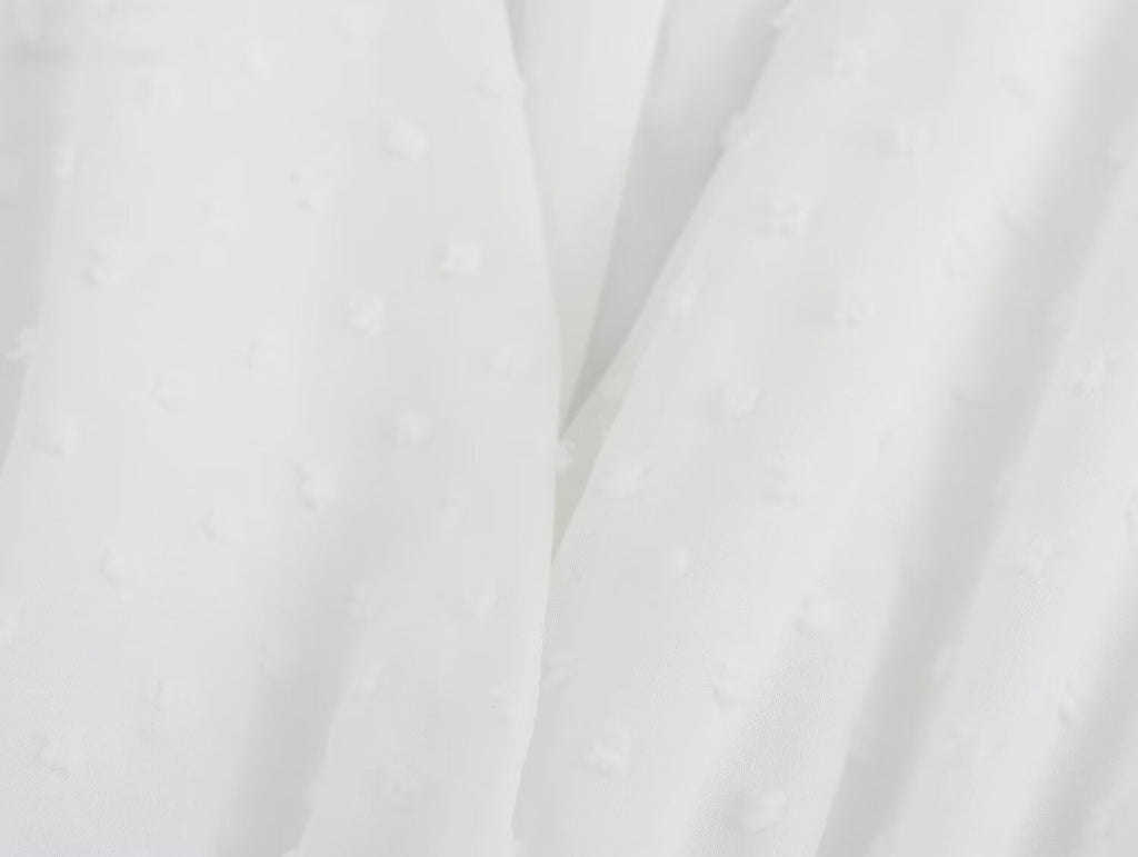 Women's Tulle Waist-Fitted Short Sleeve Dress