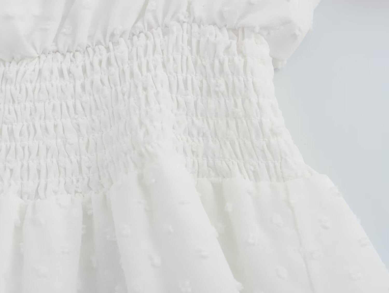 Women's Tulle Waist-Fitted Short Sleeve Dress