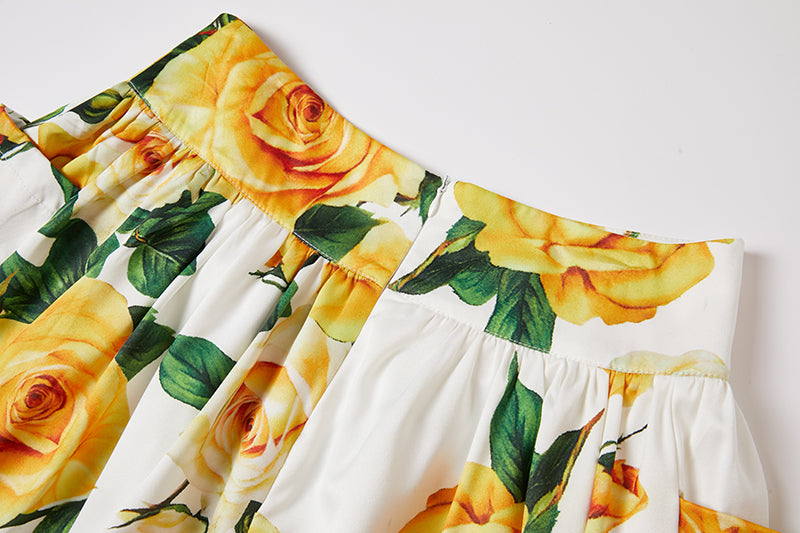 Women's Strapless Top & Skirt Set