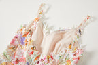 Women's Floral Embroidered Lace Cami Maxi Dress