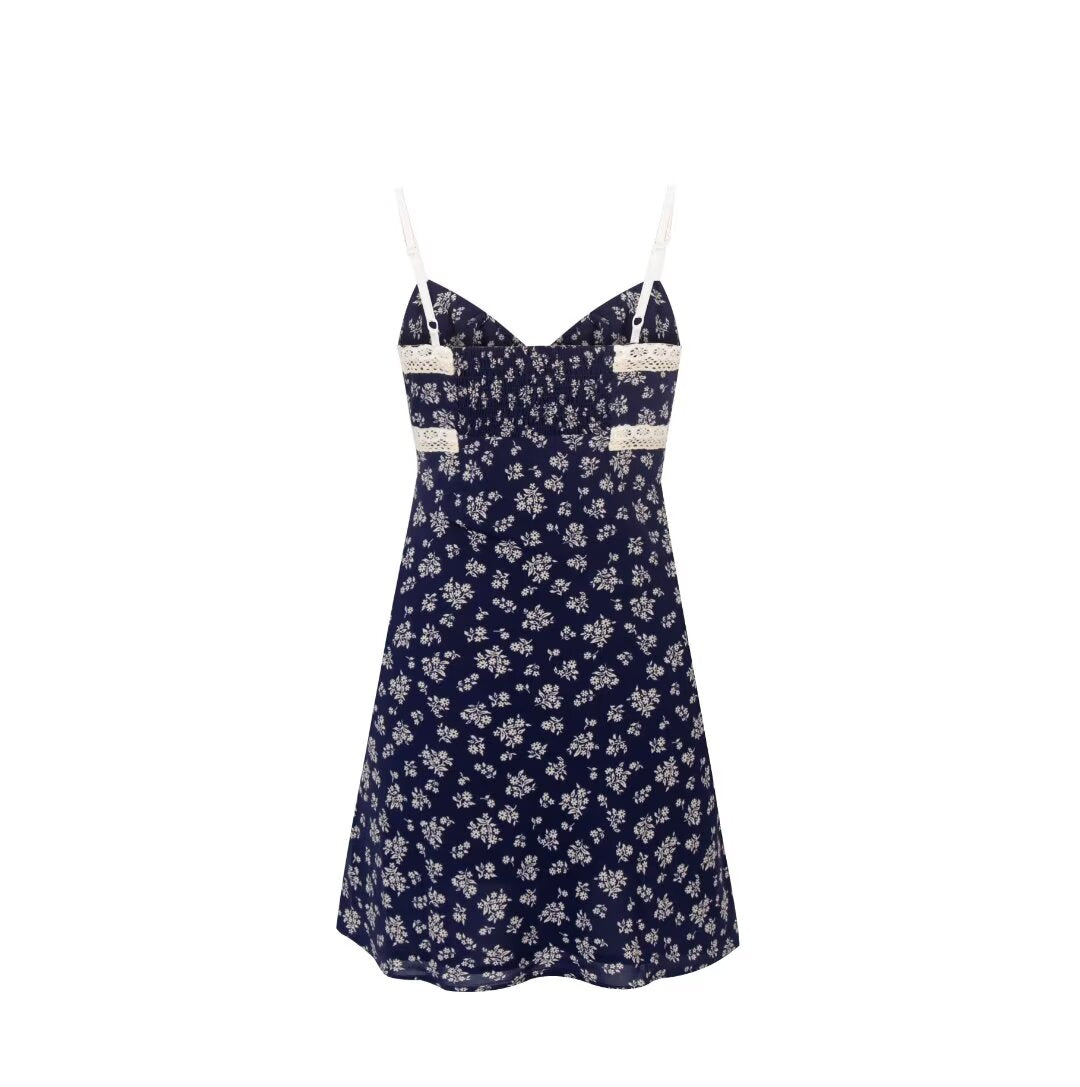 Women's Floral Lace V-Neck Cami Dress