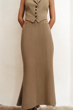 Women's Top and Skirt Two-Piece Set