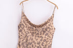 Animal Print Silk Net Dress