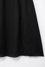 V-Neck Spaghetti-Strap Split A-Line Maxi Dress