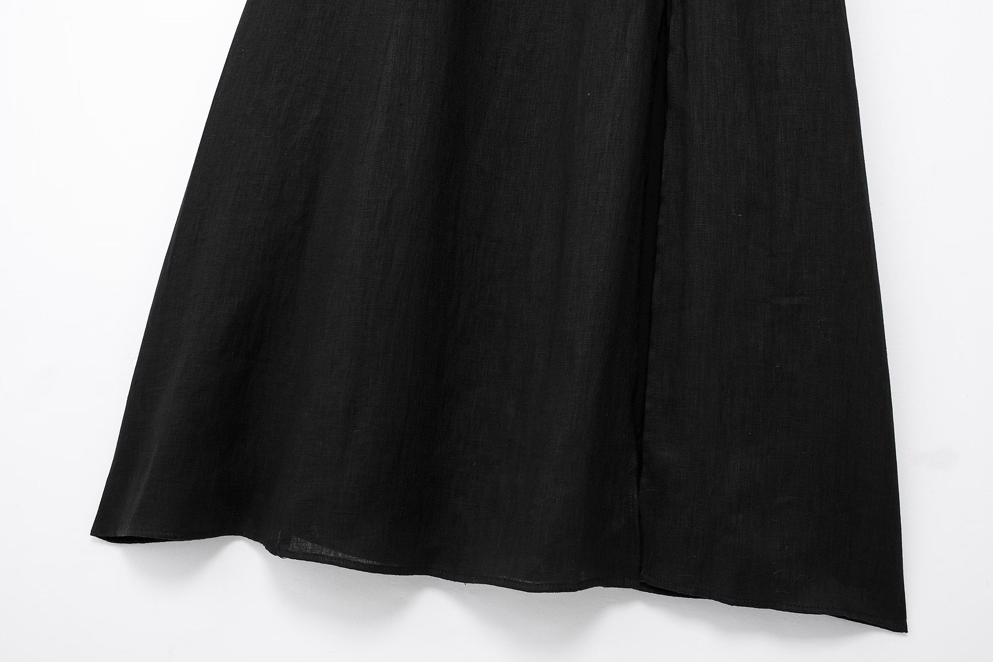 V-Neck Spaghetti-Strap Split A-Line Maxi Dress