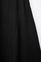 V-Neck Spaghetti-Strap Split A-Line Maxi Dress