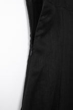 V-Neck Spaghetti-Strap Split A-Line Maxi Dress
