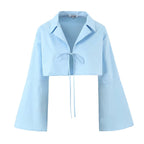 Women's Top And Skirt Two-Piece Set