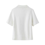 Women’s Green Button Front Short Sleeve Jacket