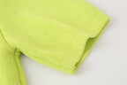 Women’s Green Button Front Short Sleeve Jacket