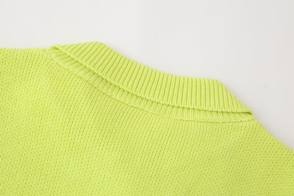 Women’s Green Button Front Short Sleeve Jacket