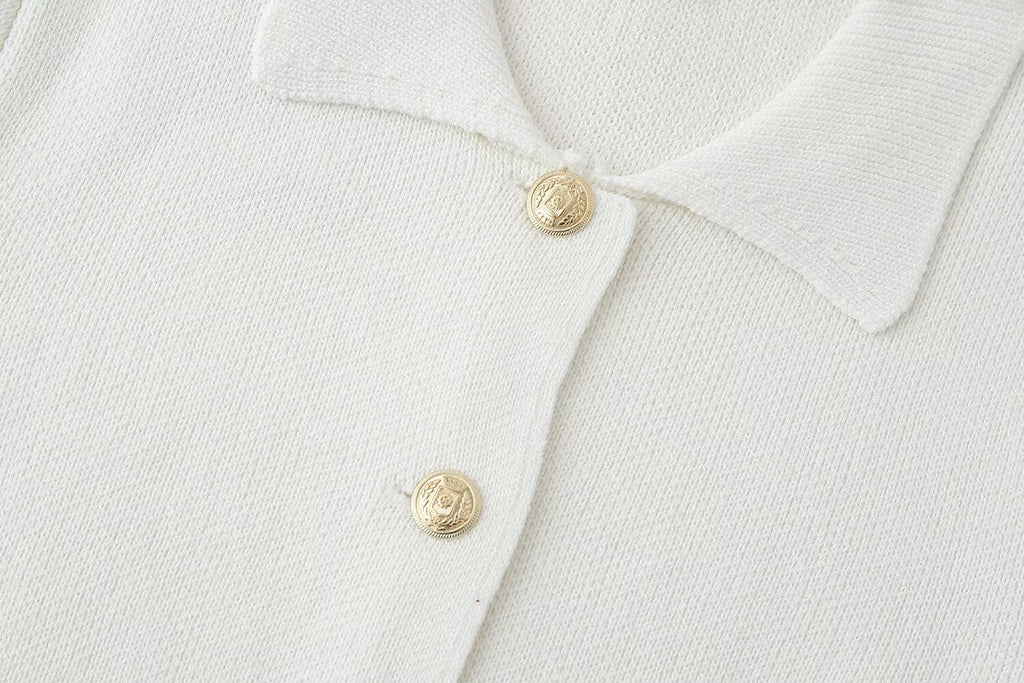Women’s Green Button Front Short Sleeve Jacket
