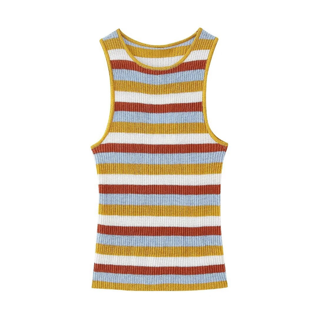 Women's Spring Women Clothing Knitted Striped Coat Dress