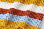 Women's Spring Women Clothing Knitted Striped Coat Dress