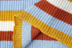 Women's Spring Women Clothing Knitted Striped Coat Dress