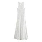 Long Lace Jacquard Dress