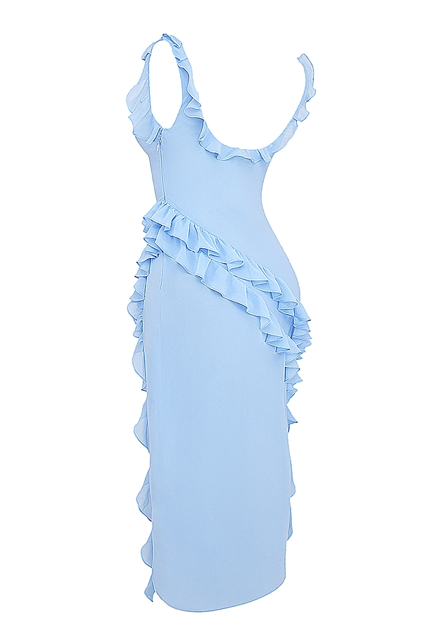 Cutout Split Stitching Dress