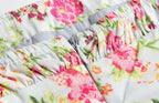 French Vintage Floral Fitted Waist Slip Dress