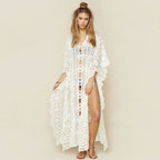 Mesh Embroidered Cover Up Swimwear