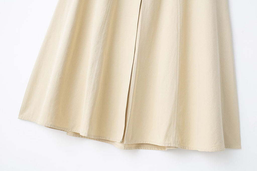 Women's Clothing Summer Casual Pocket Loose Layer Midi Dress