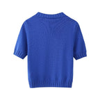 Women's Knit Pleated V-Neck Two-Piece Dress Set