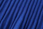 Women's Knit Pleated V-Neck Two-Piece Dress Set
