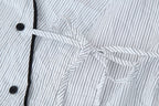 Women's Casual Set Striped Kimono Shirt Straight Leg Pants