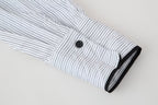 Women's Casual Set Striped Kimono Shirt Straight Leg Pants