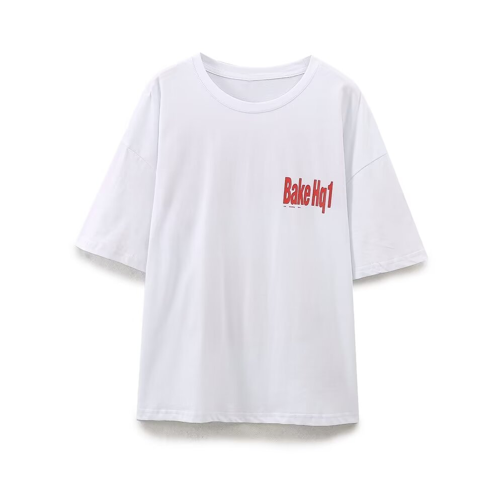 Women's T Shirt Printed Short Sleeve Top