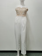 Women's Bandeau Wide-Leg Jumpsuit