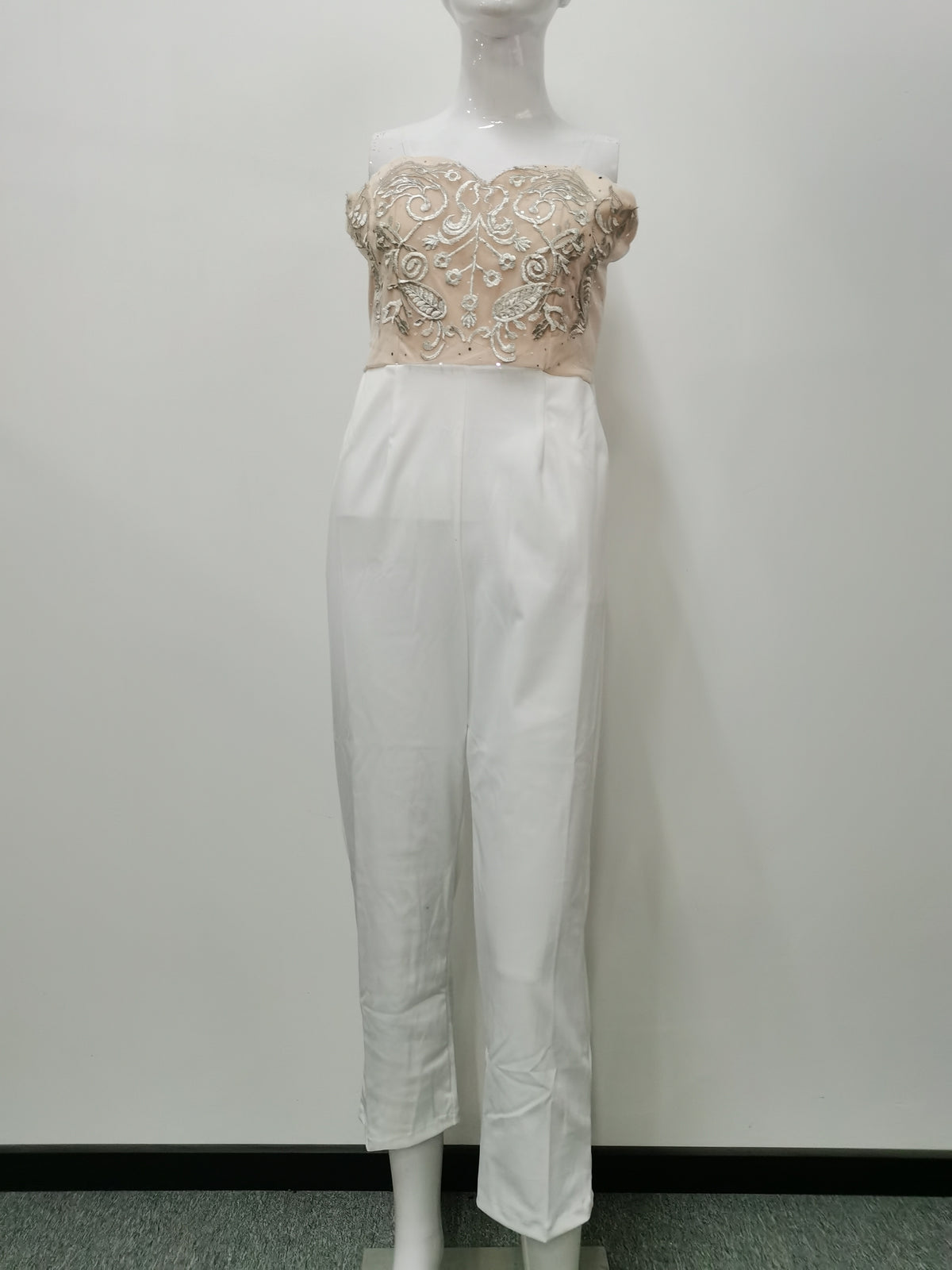 Women's Bandeau Wide-Leg Jumpsuit