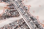 Puff-Sleeve-Print Dress